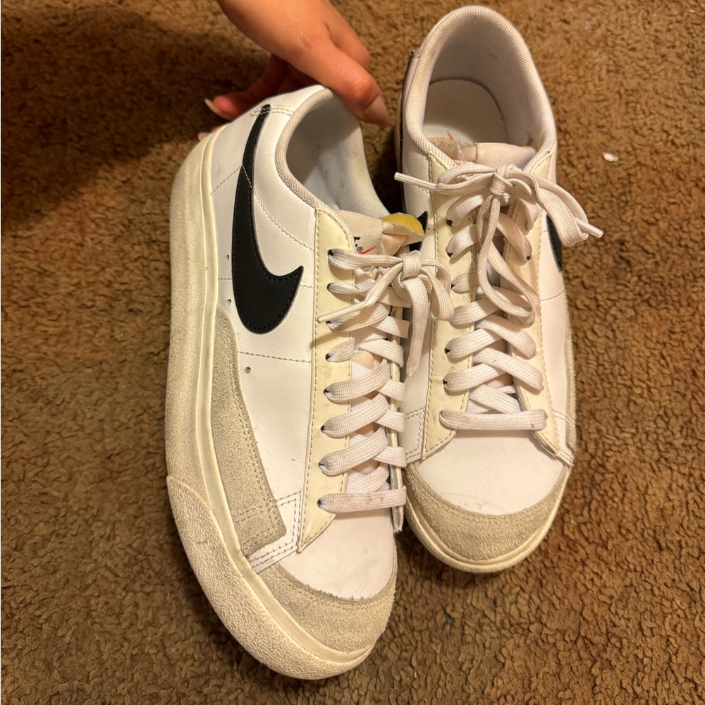 Nike blazer low platform sneakers